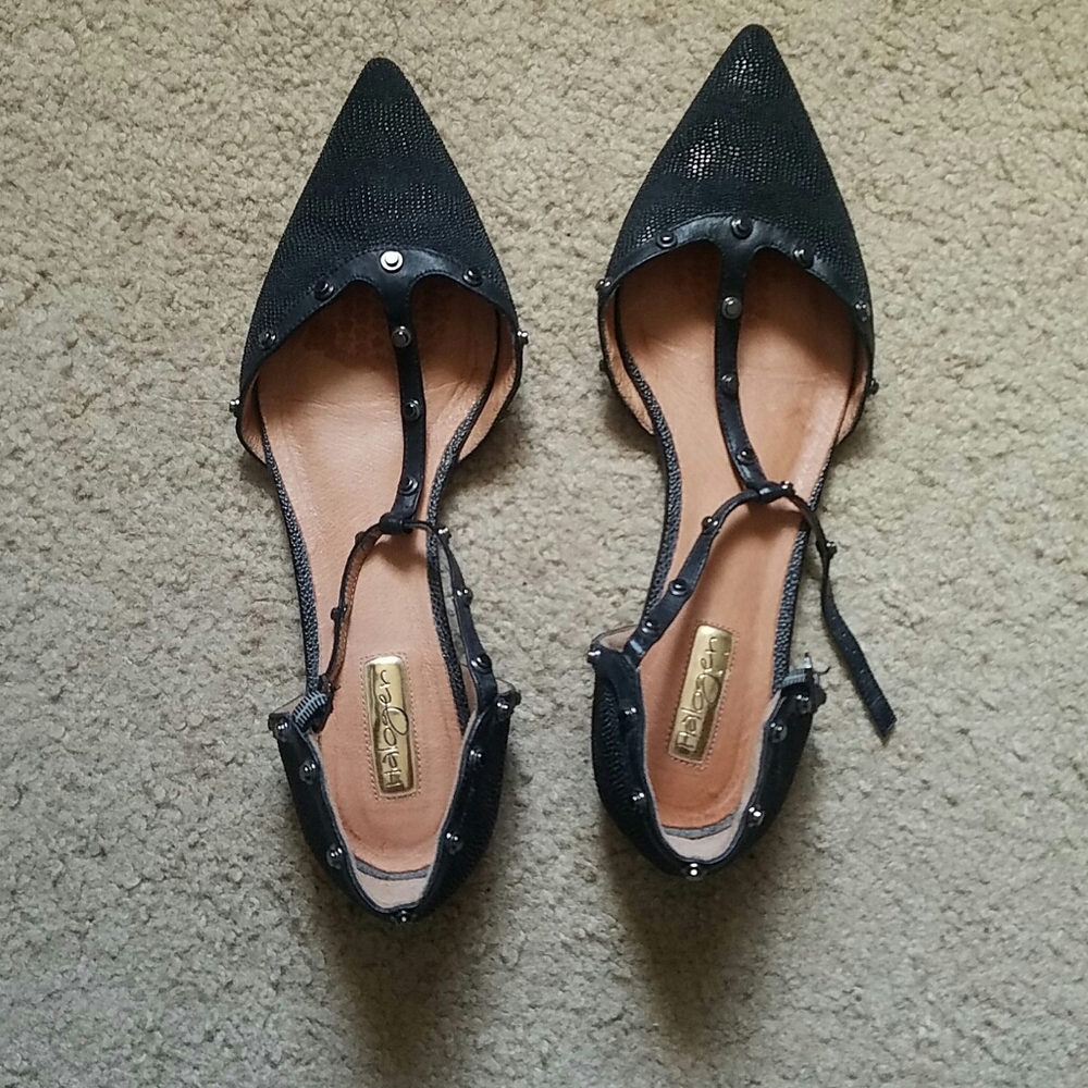 Halogen Black Flats Size 11